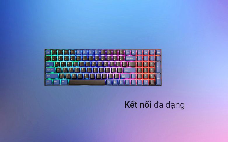 Bàn phím cơ không dây Newmen GM1000| Kết nối đa dạng