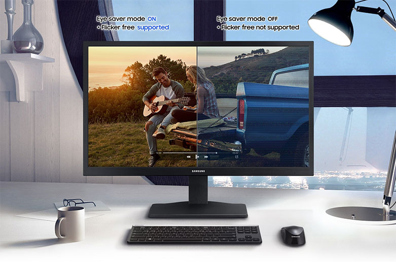 Màn hình Samsung 22 Inch LS22A336NHEXXV được trang bị công nghệ bảo vệ mắt tiên tiến