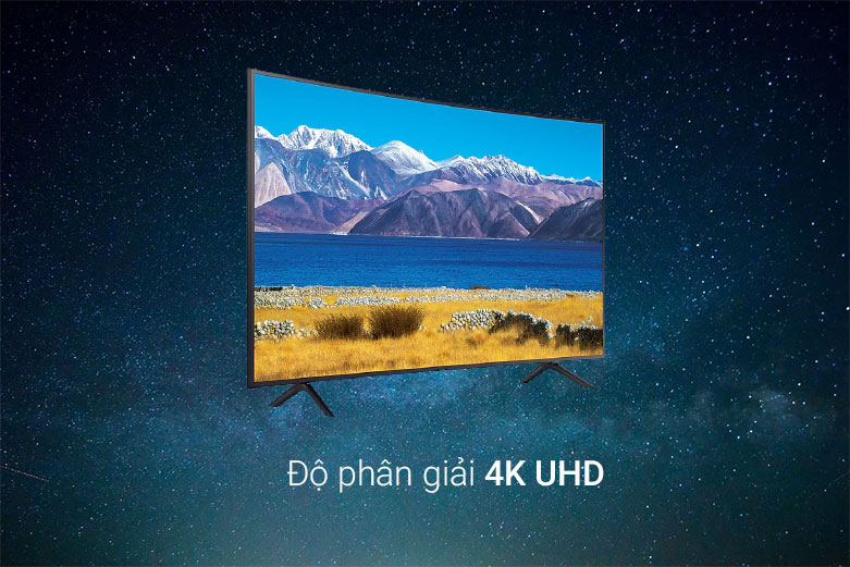 Smart TV Màn Hình Cong Crystal UHD 4K 55 inch UA55TU8300KXXV | Độ phân giải 4k