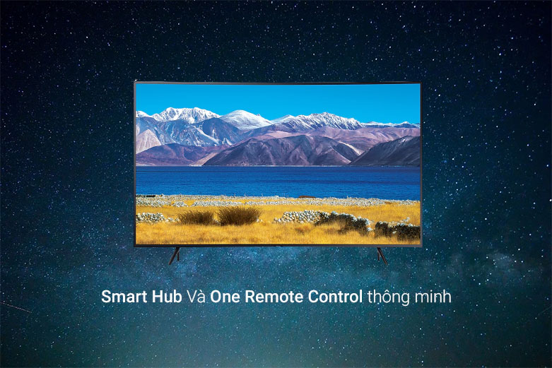 Smart TV Màn Hình Cong Crystal UHD 4K 55 inch UA55TU8300KXXV | Smart hub và one remote