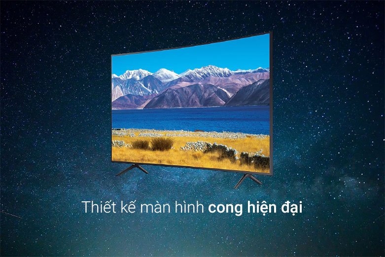 Smart TV Màn Hình Cong Crystal UHD 4K 55 inch UA55TU8300KXXV | Thiết kế màn hình cong hiện đại