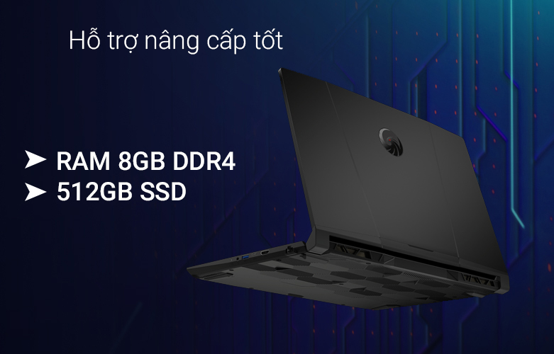 aptop MSI Gaming Alpha 15 B5EEK-203VN | Hỗ trợ nâng cấp tốt