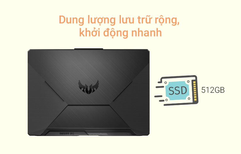 Laptop ASUS FX506LH-HN188W| Dung lượng lưu trữ rộng 