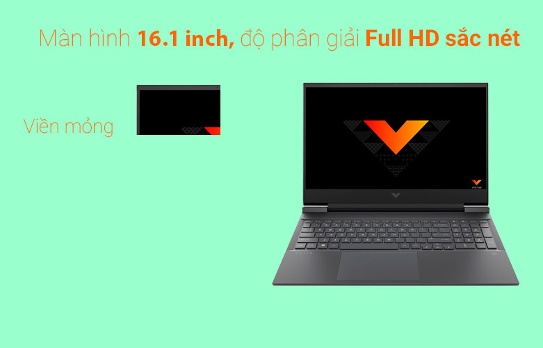 Laptop HP VICTUS 16-e0168AX (4R0U6PA)| Màn hình sắc nét