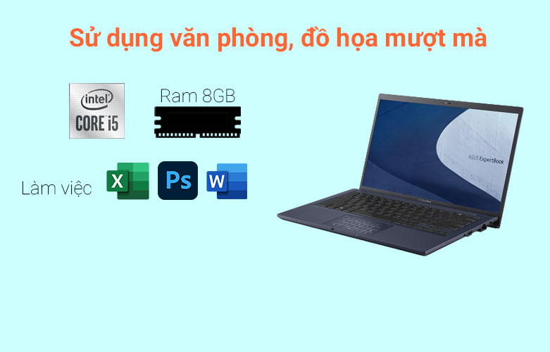 Laptop Asus B1400CEAE-EK4035T | Sử dụng đồ họa mượt mà