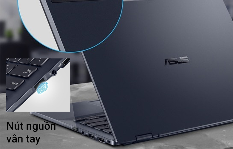 Laptop ASUS B5302FEA-LF0749W| Nút nguồn vân tay