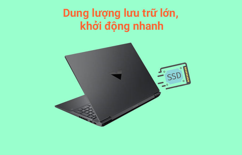 Laptop HP VICTUS 16-e0168AX (4R0U6PA)| Dung lượng lưu trữ lớn