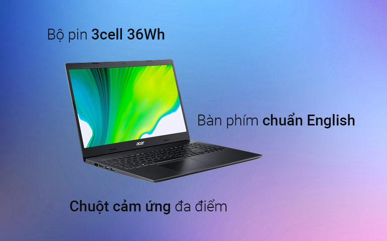 Laptop Acer Aspire 3 A315-57G-32QP (Đen)| Pin 3 cell