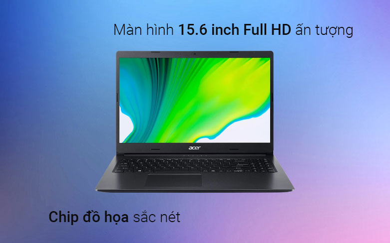 Laptop Acer Aspire 3 A315-57G-32QP (Đen)| Màn hình ấn tượng