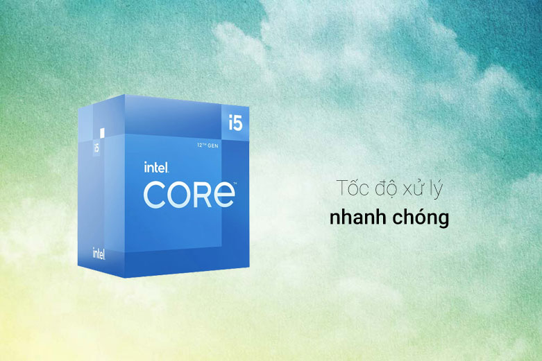 Bộ vi xử lý/ CPU Intel Core i5 12400 | Tốc độ xử lý nhanh chóng