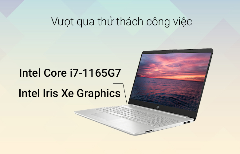 Laptop HP 15s-du3590TU (63P86PA) (i7-1165G7) (Bạc) | Vượt qua thử thách công việc