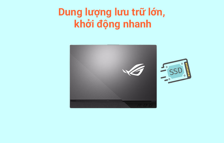 Laptop Asus Gaming ROG Strix G15 G513IH-HN015W | Dung lượng lưu trữ lớn