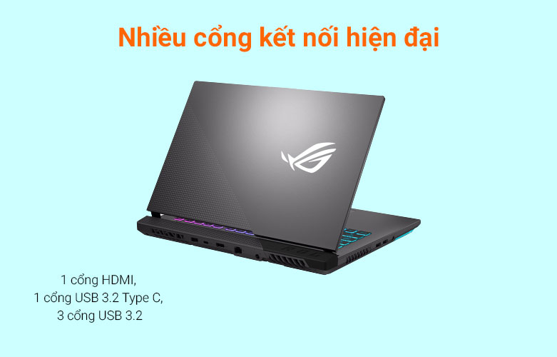 Laptop Asus Gaming ROG Strix G15 G513IH-HN015W| Nhiều cổng kết nối