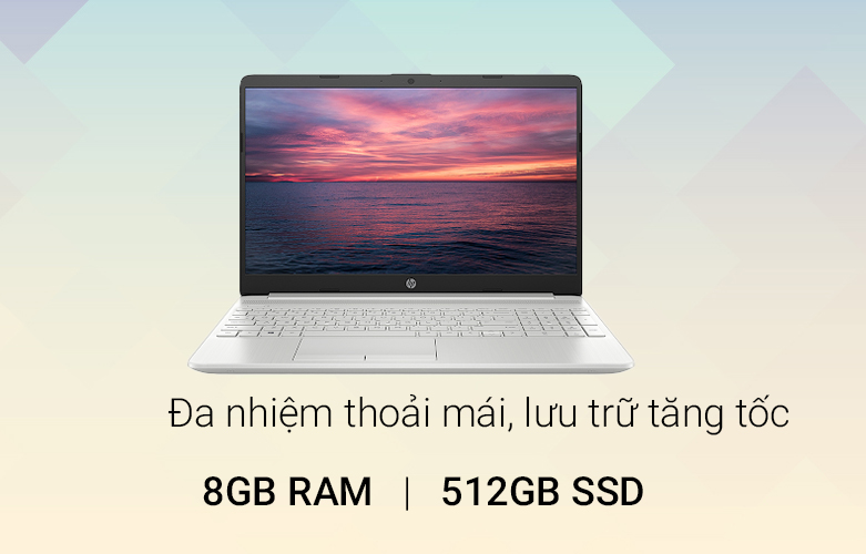 Laptop HP 15s-du3590TU (63P86PA) (i7-1165G7) (Bạc) | Đa nhiệm thoải mái