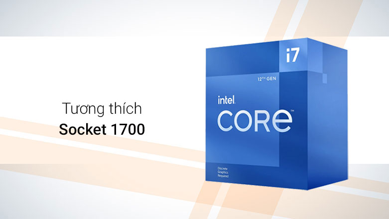 Bộ vi xử lý/ CPU Intel Core i7 12700F | Tương thích Socket 1700