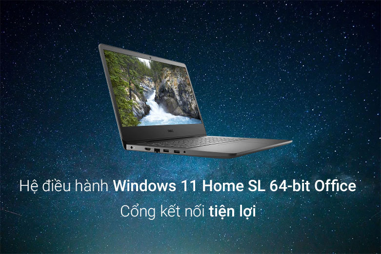 Máy tính xách tay/ Laptop Dell Vostro 3400 (3400-70270645) | Cổng kết nối tiện lợi