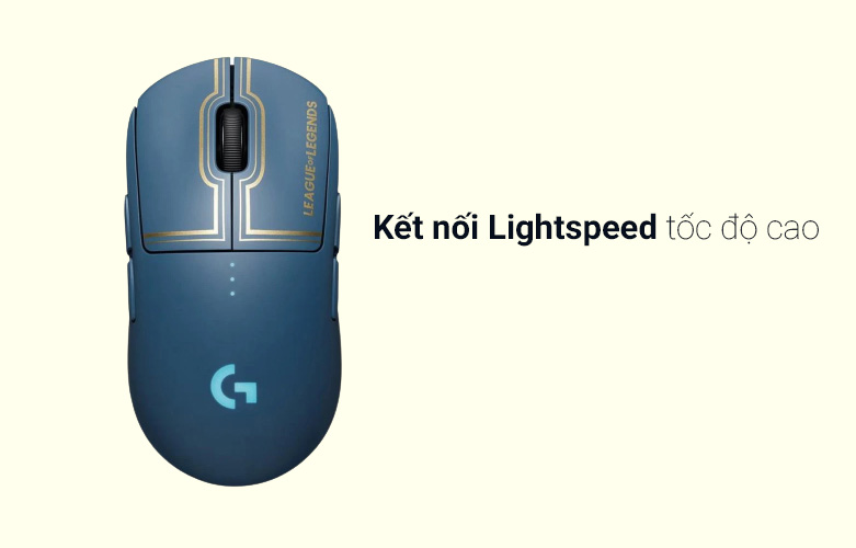 Chuột gaming Logitech Pro Wireless LOL Series | Kết nối Lighspeed tốc độ cao