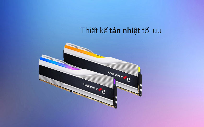 RAM desktop Gskill Trident Z RGB 32G| Thiết kế tản nhiệt tối ưu
