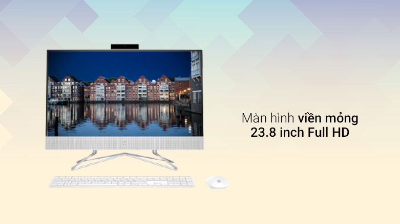 màn hình HP 24-df1030d AIO 23.8 inch| Màn hình viền mỏng