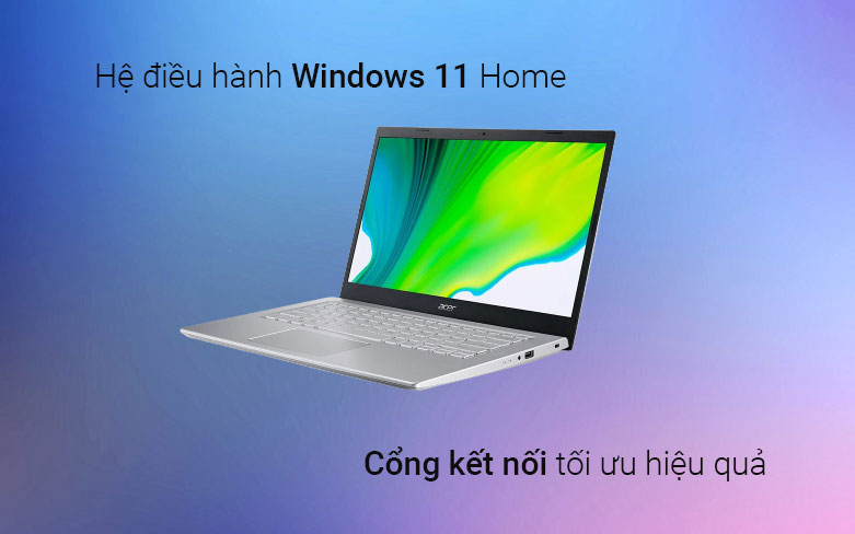 Máy tính xách tay/ Laptop Acer Aspire 5 A514-54-59QK (NX.A2ASV.008) (i5-1135G7) (Vàng) | Hệ điều hành Windows 11 home