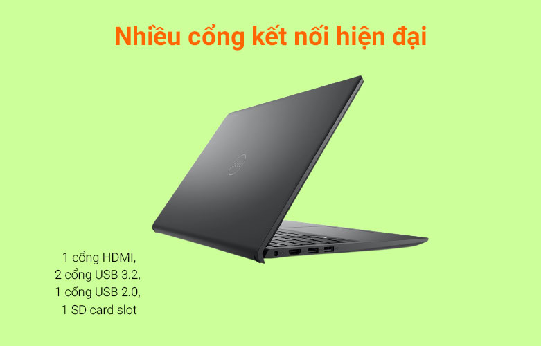 Máy tính xách tay/ Laptop Dell Inspiron 15 3511 (3511-P112F001CBL) (i3-1115G4) (Đen)| Nhiều cổng kết nối