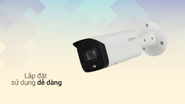 Camera Dahua DHI-IPC-HFW5241T-AS-PV|Lắp đặt sử dụng dễ dàng