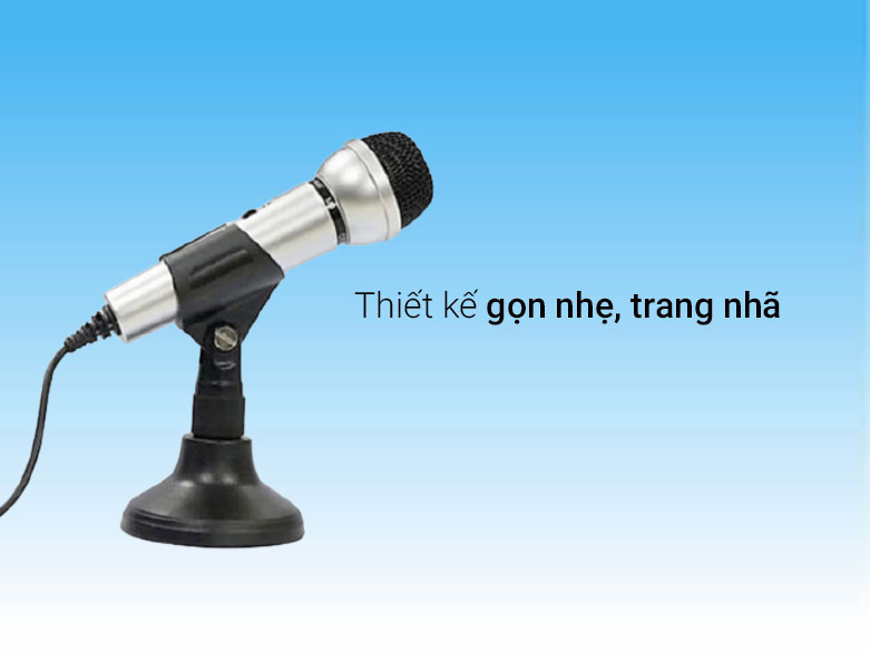 Microphone Salar M9| Thiết kế gọn nhẹ 