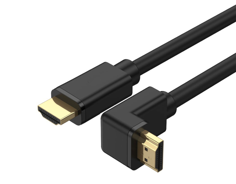 Cable HDMI 5m (1.4) 4K Unitek Y-C1010 (Đầu cong) | cung cấp độ nét cao