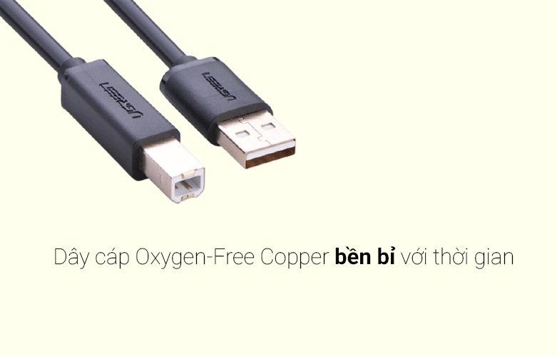 Cáp USB máy in Ugreen 10352 (5m)| Dây cáp Oxygen
