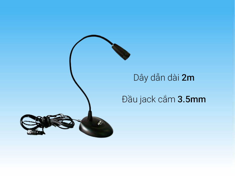 Microphone Salar M3| dây dẫn dài 2m