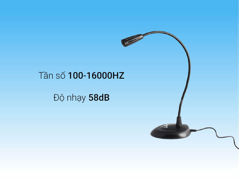 Microphone Salar M3| Độ nhạy 58dB