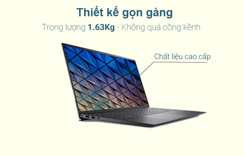 Máy tính xách tay/ Laptop Dell Vostro 5510 (5510-70270646) (i5-11320H) (Xám) | thiết kế gọn gàng