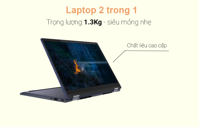 Máy tính xách tay/ Laptop Lenovo IdeaPad Yoga 6 13ALC6-82ND00BDVN | Kích thước siêu mỏng nhẹ