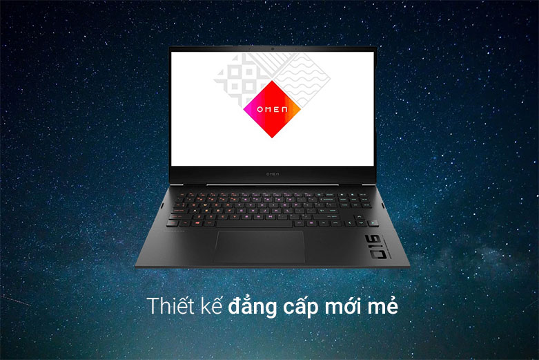 Laptop HP OMEN 16-b0123TX (4Y0W6PA) (i7-11800H) (Đen) | Thiết kế đẳng cấp mới mẻ