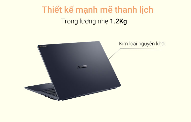 Laptop Asus B5302CEA-KG0493W (i5-1135G7) (Đen) | Thiết kế mạnh mẽ thanh lịch