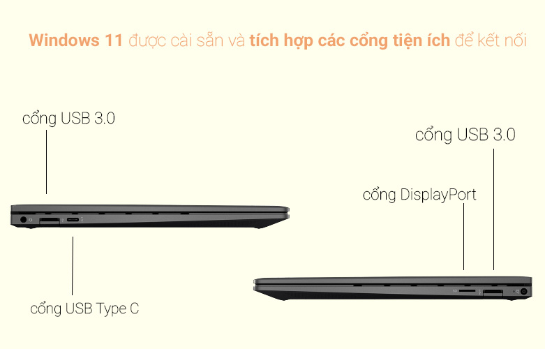 Laptop HP Envy X360 13-ay1056AU (601Q8PA) (AMD Ryzen 7 5800U) (Đen) | Windows 11 được cài đặt sẵn
