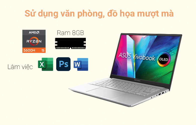 Nâng cao hiệu suất làm việc với Asus VivoBook Pro M3401QA-KM006W