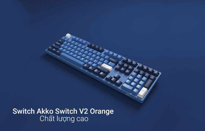 Bàn phím cơ Akko 3108 v2 DS Ocean Star (Akko Orange switch v2) | Switch Akko chất lượng cao