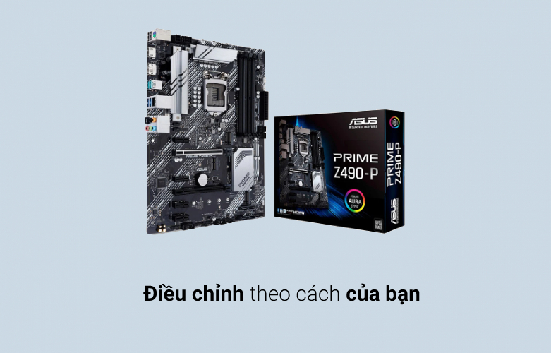  Bo mạch chính/ Mainboard Asus PRIME Z490-P | Điều chỉnh tùy theo cách của bạn