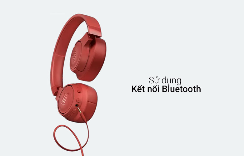 Tai Nghe Bluetooth JBL Tune 750BTNC (Cam) | Sử dụng kết nối bluetooth