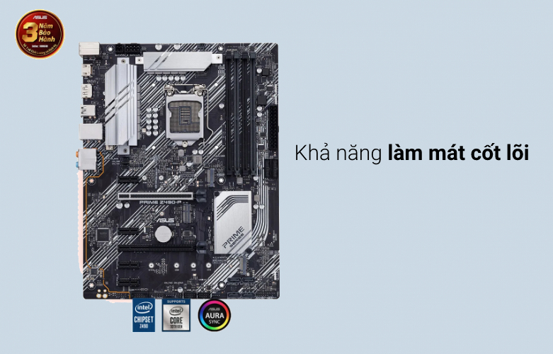 Bo mạch chính/ Mainboard Asus PRIME Z490-P | Khả năng làm mát cốt lõi