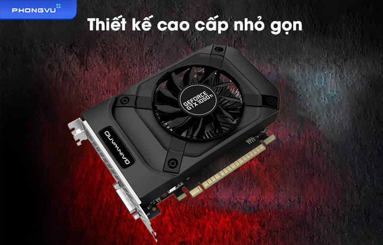 Card màn hình Gainward GTX1050Ti 4GB GDDR5 NE5105T018G1 - 1070F | Thiết kế cao cấp