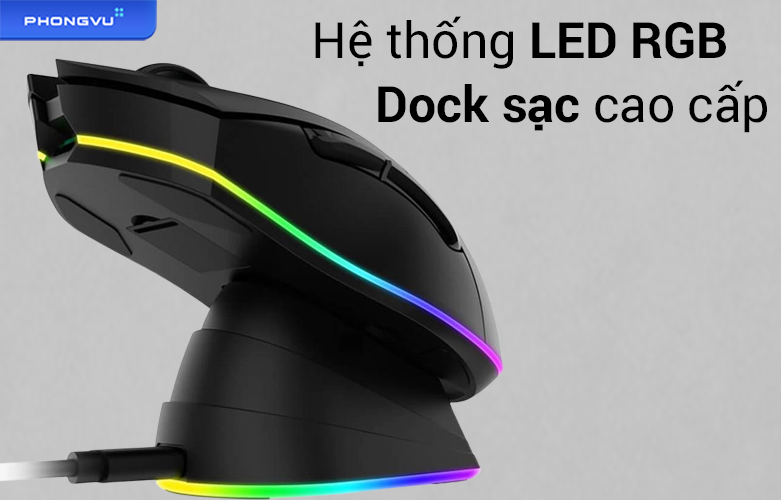 Chuột gaming không dây DARE-U EM901X RGB | LED RGB