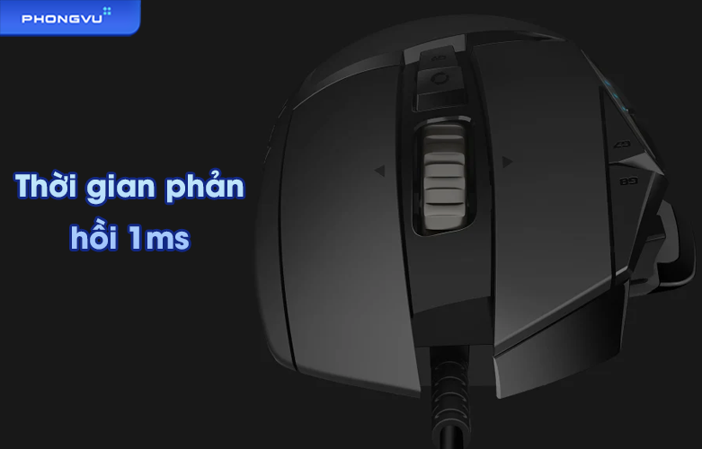 Chuột máy tính Logitech G502 HERO | Thời gian phản hồi