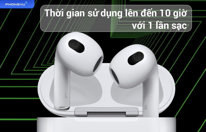 Tai nghe Bluetooth AirPods MPNY3ZP/A | Thời gian sử dụng