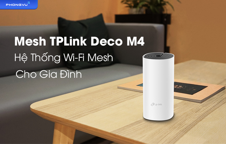 Thiết bị mạng Mesh TPLink Deco M4 (2 Pack)