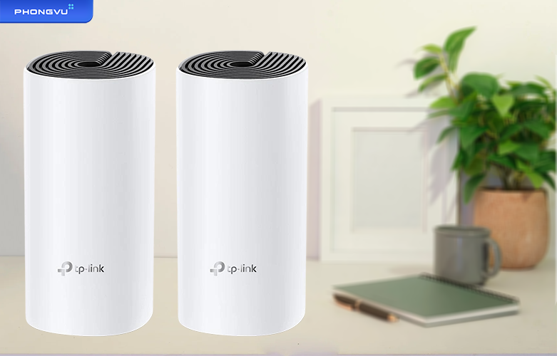 Thiết bị mạng Mesh TPLink Deco M4 (2 Pack) | Thiết kế nhỏ gọn