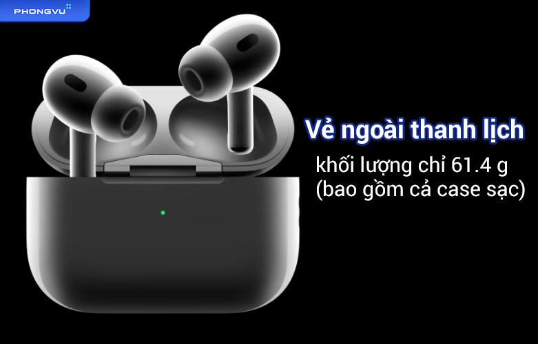 Apple AirPods Pro 2022 MQD83ZP/A | Vẻ ngoài thanh lịch
