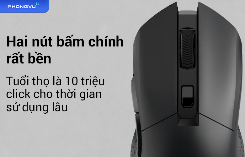 Chuột gaming không dây DARE-U EM901X RGB | Nút bấm chính rất bền