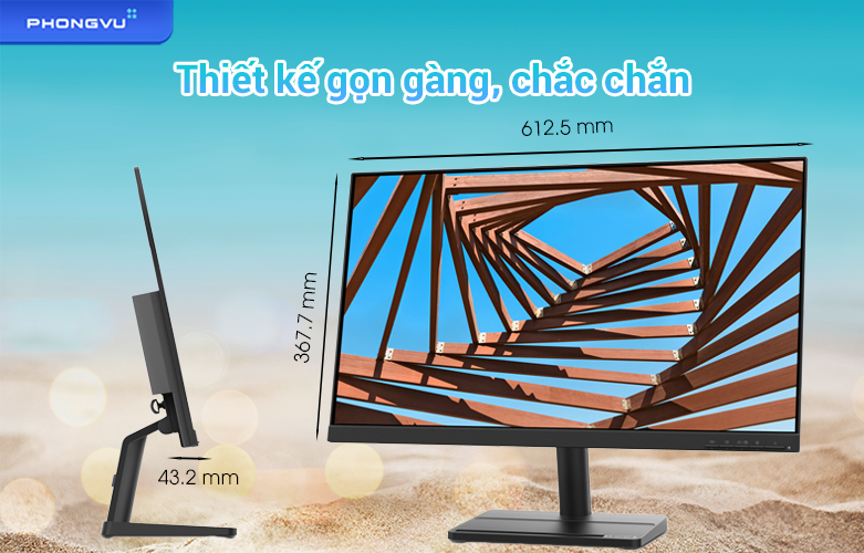 Màn hình LCD Lenovo 27 inch L27e-30 66BEKAC2VN | Thiết kế gọn gàng